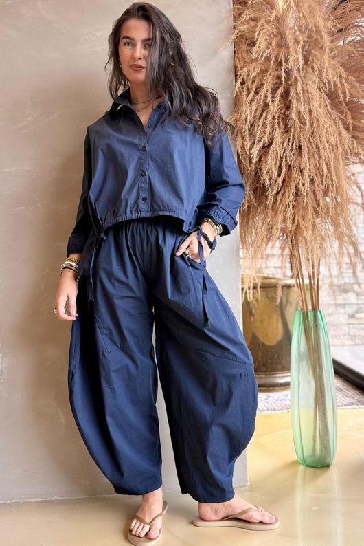 Paloma Classic Barrel Pant Navy